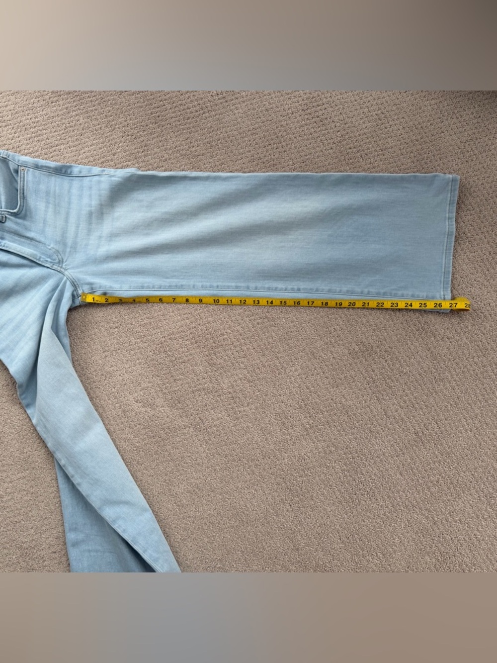 FRAME Petite Le Pixie Slim Palazzo Jeans - Picture 11 of 13